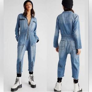 Free People Sandrine Rose Jumpsuit